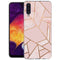 Design hoesje voor de Samsung Galaxy A50 / A30s - Grafisch Koper / Roze
