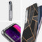 Design hoesje voor de Samsung Galaxy A50 / A30s - Grafisch Koper / Zwart