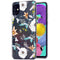 Design hoesje voor de Samsung Galaxy A51 - Bloem - Wit