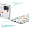 Design hoesje voor de Samsung Galaxy A51 - Bloem - Wit