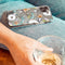 Design hoesje voor de Samsung Galaxy A51 - Bloem - Wit