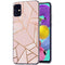Design hoesje voor de Samsung Galaxy A51 - Grafisch Koper / Roze