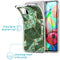 Design hoesje voor de Samsung Galaxy A71 - Grafisch Koper / Groen