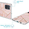 Design hoesje voor de Samsung Galaxy A71 - Grafisch Koper / Roze