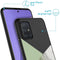Design hoesje voor de Samsung Galaxy A71 - Marmer - Groen / Zwart