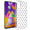 Design hoesje voor de Samsung Galaxy M31s - Hartjes - Zwart