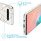 Design hoesje voor de Samsung Galaxy S10 - Grafisch Koper / Wit