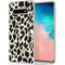 Design hoesje voor de Samsung Galaxy S10 - Luipaard / Zwart