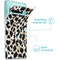 Design hoesje voor de Samsung Galaxy S10 - Luipaard / Zwart