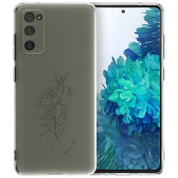 Design hoesje voor de Samsung Galaxy S20 FE - Floral Green