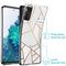 Design hoesje voor de Samsung Galaxy S20 FE - Grafisch Koper / Wit