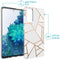 Design hoesje voor de Samsung Galaxy S20 FE - Grafisch Koper / Wit