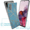 Design hoesje voor de Samsung Galaxy S20 - Grafisch Koper / Blauw