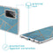 Design hoesje voor de Samsung Galaxy S20 - Grafisch Koper / Blauw