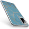Design hoesje voor de Samsung Galaxy S20 - Grafisch Koper / Blauw