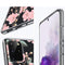 Design hoesje voor de Samsung Galaxy S20 Plus - Bloem - Roze / Groen