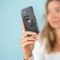 Design hoesje voor de Samsung Galaxy S21 FE - Abstract Gezicht - Zwart