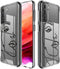 Design hoesje voor de Samsung Galaxy S21 FE - Abstract Gezicht - Zwart