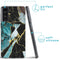 Design hoesje voor de Samsung Galaxy S21 FE - Marmer - Gebroken Blauw