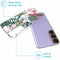 Design hoesje voor de Samsung Galaxy S22 - Jungle - Groen / Roze