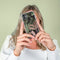 Design hoesje voor de Samsung Galaxy S22 - Jungle - Groen / Roze