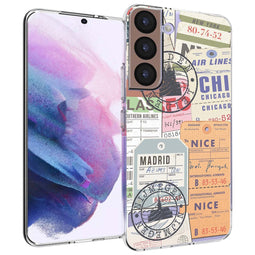 Design hoesje voor de Samsung Galaxy S22 - Reizen - Multicolor