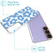 Design hoesje voor de Samsung Galaxy S22 - Retro Blue Flowers