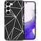 Design hoesje voor de Samsung Galaxy S23 - Grafisch - Lijn Zwart