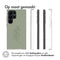 Design hoesje voor de Samsung Galaxy S23 Ultra - Floral Green