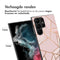 Design hoesje voor de Samsung Galaxy S23 Ultra - Grafisch Koper / Roze