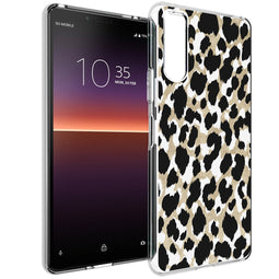 Design hoesje voor de Sony Xperia 10 II - Luipaard / Zwart