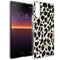 Design hoesje voor de Sony Xperia 10 II - Luipaard / Zwart