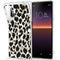 Design hoesje voor de Sony Xperia 10 II - Luipaard / Zwart