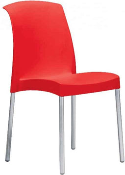 Design kantinestoel of tuinstoel Jenny Blauw