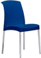 Design kantinestoel of tuinstoel Jenny Blauw