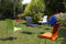 Design kantinestoel of tuinstoel Jenny Licht grijs