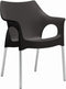 Design kantinestoel of tuinstoel Jenny Pistache