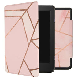 Design Slim Hard Case Bookcase voor de Tolino Page 2 - Pink Graphic