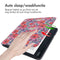 Design Slim Hard Case Sleepcover Bookcase met stand Kobo Sage / Tolino Epos 3 - Flower Watercolor