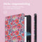 Design Slim Hard Case Sleepcover Bookcase met stand Kobo Sage / Tolino Epos 3 - Flower Watercolor