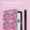 Design Slim Hard Case Sleepcover Bookcase voor de Kobo Clara HD - Flower Watercolor