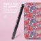 Design Slim Hard Case Sleepcover Bookcase voor de Kobo Clara HD - Flower Watercolor
