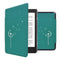 Design Slim Hard Case Sleepcover Bookcase voor de Kobo Nia - Green Dandelion