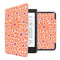 Design Slim Hard Case Sleepcover Bookcase voor de Kobo Nia - Orange Flowers Connect