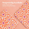 Design Slim Hard Case Sleepcover Bookcase voor de Kobo Nia - Orange Flowers Connect