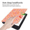 Design Slim Hard Case Sleepcover Bookcase voor de Kobo Nia - Orange Flowers Connect