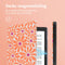 Design Slim Hard Case Sleepcover Bookcase voor de Kobo Nia - Orange Flowers Connect