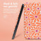 Design Slim Hard Case Sleepcover Bookcase voor de Kobo Nia - Orange Flowers Connect