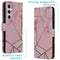 Design Softcase Book Case voor de Samsung Galaxy S23 FE - Pink Graphic