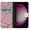 Design Softcase Book Case voor de Samsung Galaxy S23 FE - Pink Graphic